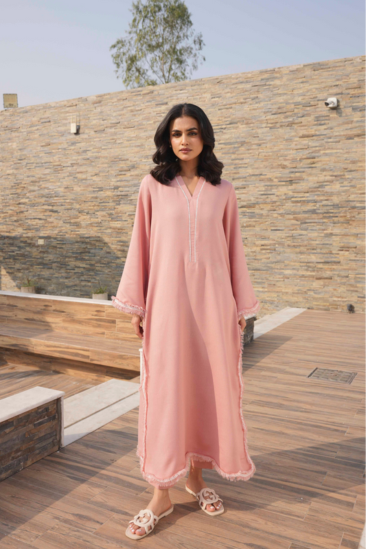 Blush Pink Galbe Karandi Coord